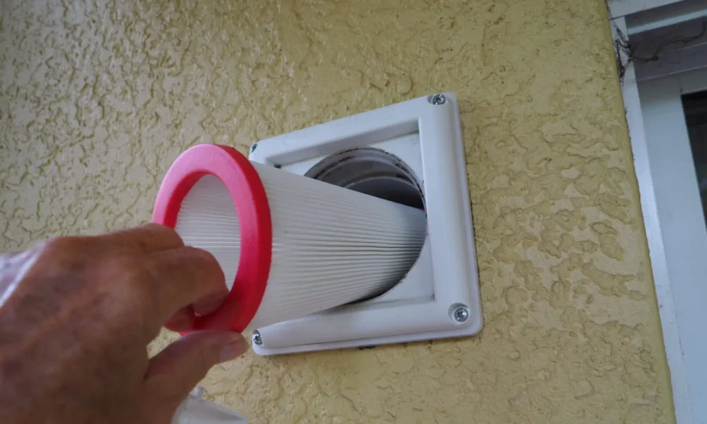 Replacimg MERV 14-15 fresh air filter every 12-24 months